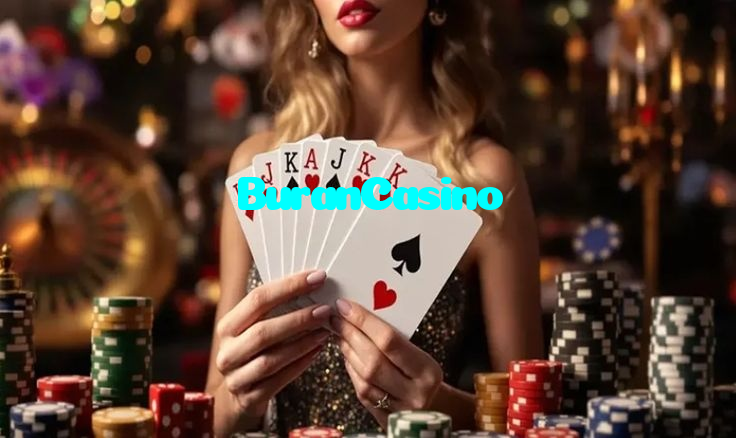 BuranCasino casino presented on mobile device in Pakistan with slots and live games